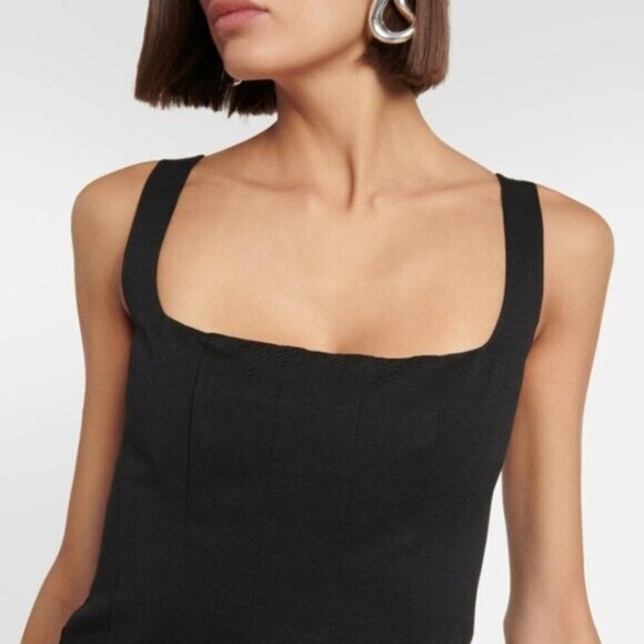 Staud Portrait cotton-blend maxi dress - Picture 3 of 12